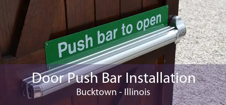 Door Push Bar Installation Bucktown - Illinois