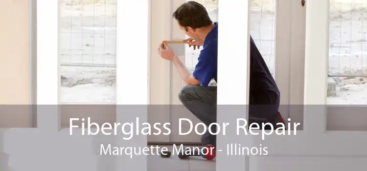 Fiberglass Door Repair Marquette Manor - Illinois