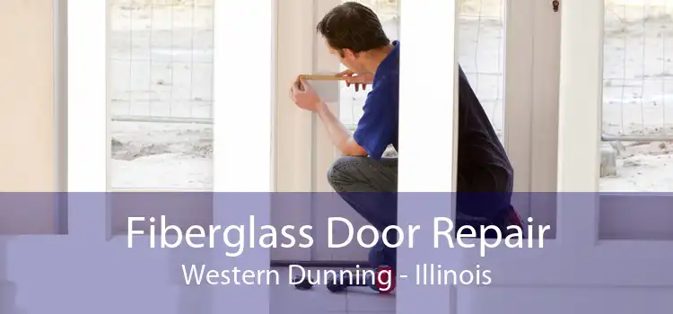 Fiberglass Door Repair Western Dunning - Illinois