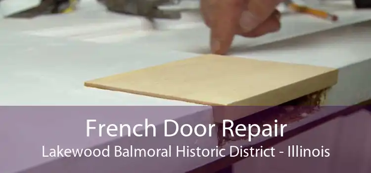 French Door Repair Lakewood Balmoral Historic District - Illinois