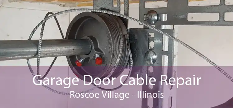 Garage Door Cable Repair Roscoe Village - Illinois