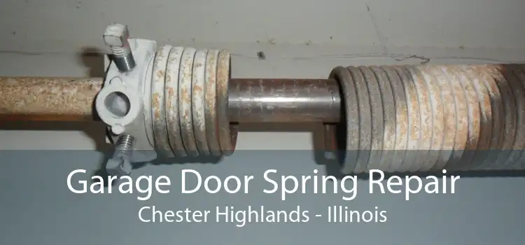 Garage Door Spring Repair Chester Highlands - Illinois