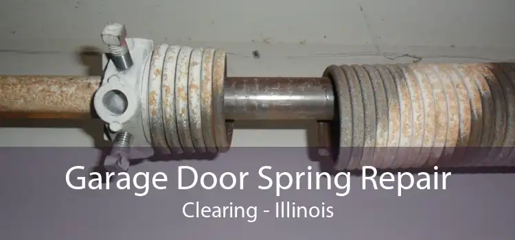 Garage Door Spring Repair Clearing - Illinois