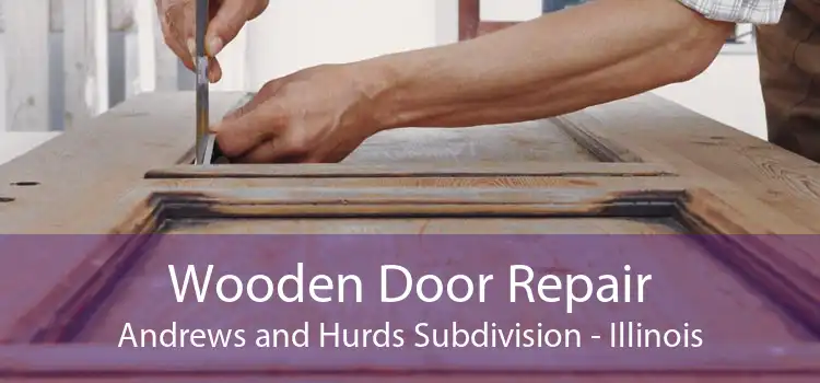 Wooden Door Repair Andrews and Hurds Subdivision - Illinois