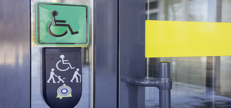 automatic handicap door opener in Chicago, Illinois